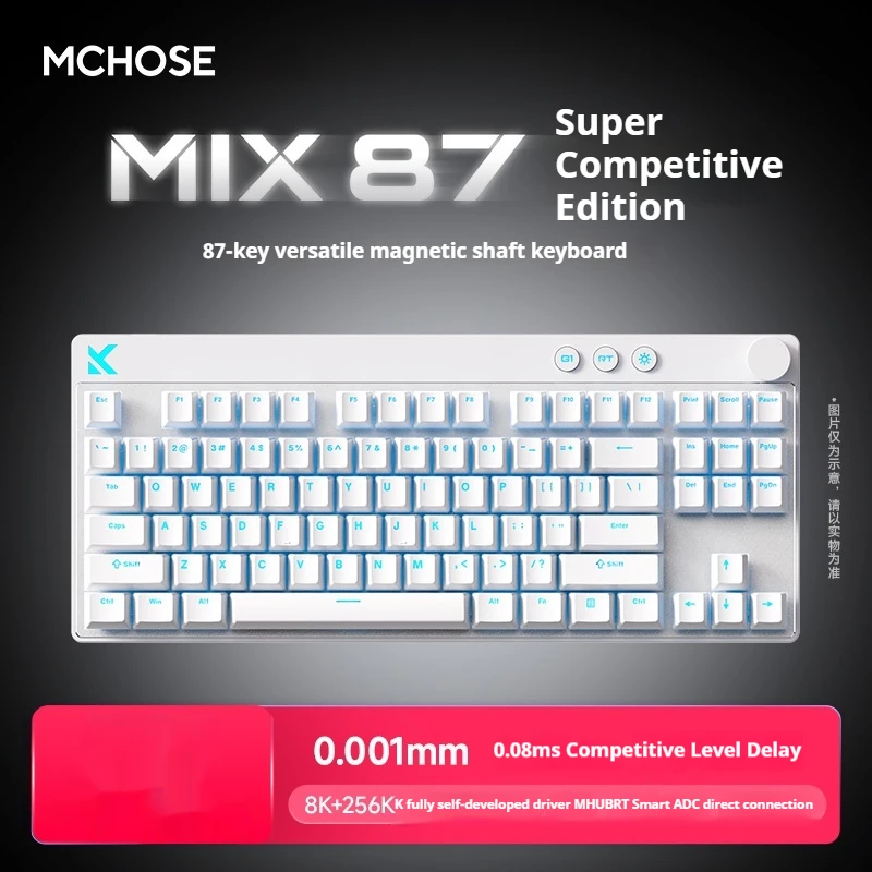 Mchose Mix 87 Super Competitive Edition Magnetic Axis Game Mechanical Keyboard Customized Full Key Hot Plug Dual Drive Keyboards
Mchose Mix 87 Super Competitive Edition Magnetic Axis Game Mechanical Keyboard Customized Full Key Hot Plug Dual Drive Keyboards