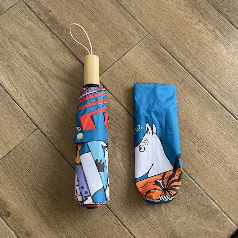 Hot Anime Moomins Series Triple Fold Automatic Umbrella Cartoon Kawaii Role Creativity Printing Pattern Lightweight Umbrella
Hot Anime Moomins Series Triple Fold Automatic Umbrella Cartoon Kawaii Role Creativity Printing Pattern Lightweight Umbrella