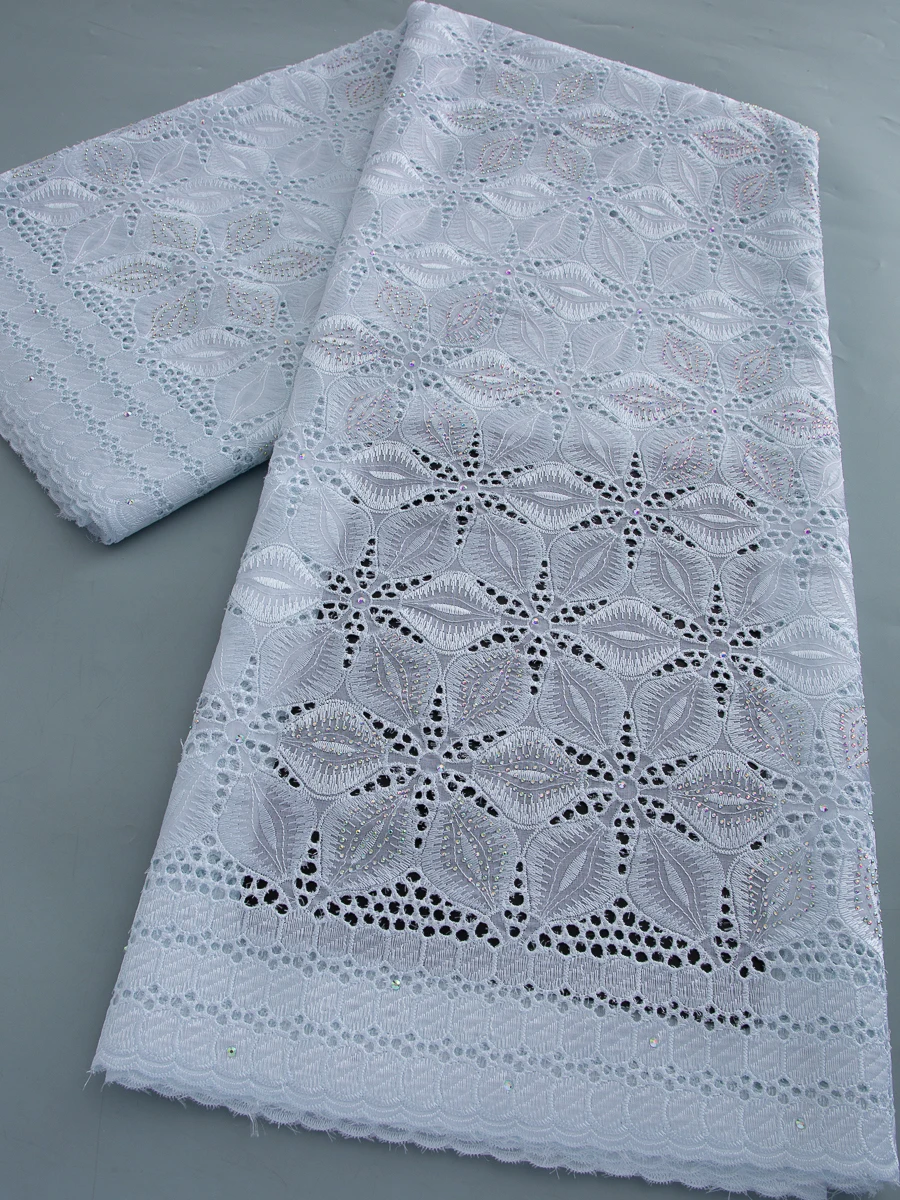 2026 Luxury African Swiss Voile Lace Fabric High Quality Nigerian Cotton Lace Fabric Embroidery Lace for Women Party,5Yards 4775
2026 Luxury African Swiss Voile Lace Fabric High Quality Nigerian Cotton Lace Fabric Embroidery Lace for Women Party,5Yards 4775