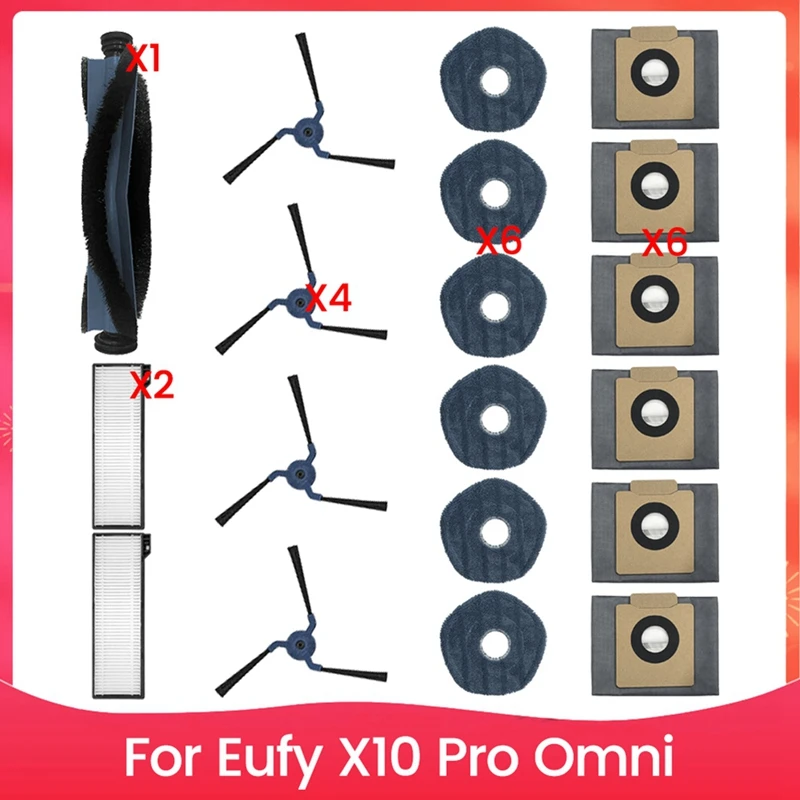 ABZY-19 Pack Replacement Parts For Eufy X10 Pro Omni Vacuum, Robot Vacuum Replacement Accessories
ABZY-19 Pack Replacement Parts For Eufy X10 Pro Omni Vacuum, Robot Vacuum Replacement Accessories