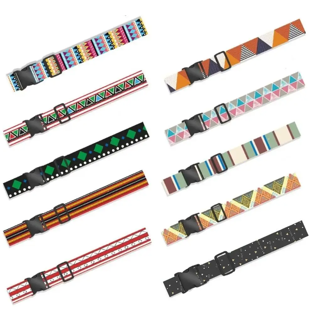 Multicolor Luggage Belts Polyester Anti-theft Luggage Bundling Belt Travel Supplies Adjustable Suitcase Packing Belt
Multicolor Luggage Belts Polyester Anti-theft Luggage Bundling Belt Travel Supplies Adjustable Suitcase Packing Belt