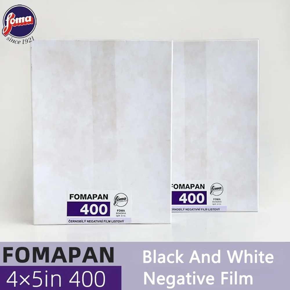 FOMAPAN100/200/400 25/50 Sheets 4X5 Black on white Format Camera Negative Film Retro Photography(Shelf Life 2026)
FOMAPAN100/200/400 25/50 Sheets 4X5 Black on white Format Camera Negative Film Retro Photography(Shelf Life 2026)