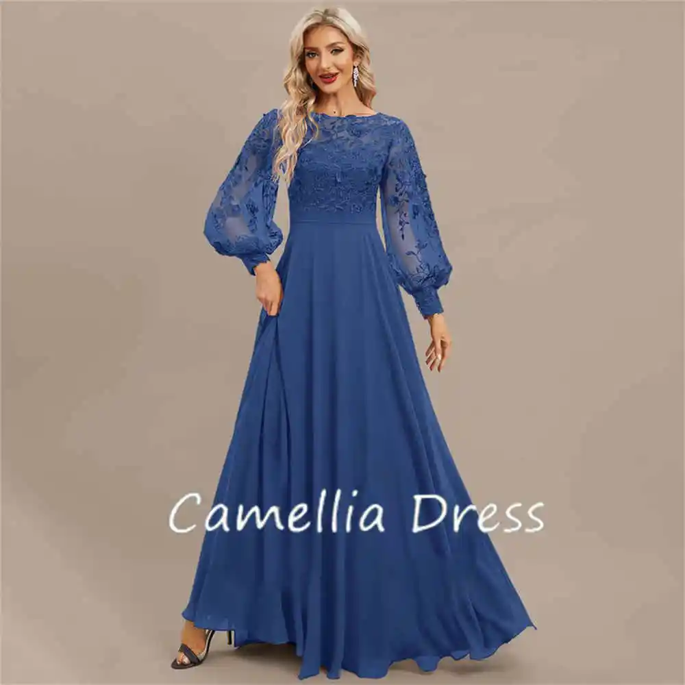 Simple A-line Evening Dresses Scoop Neck Prom Dresses Floor-Length Chiffon Lace Formal Dresses Vestidos De Fiesta فساتين السهرة
Simple A-line Evening Dresses Scoop Neck Prom Dresses Floor-Length Chiffon Lace Formal Dresses Vestidos De Fiesta فساتين السهرة