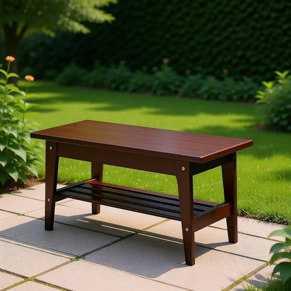 Скамья-стеллаж для обуви из дерева гикори, для прихожей, грязезащитной комнаты и ванной, для использования в помещении/на улице, отделка под черный орех
Скамья-стеллаж для обуви из дерева гикори, для прихожей, грязезащитной комнаты и ванной, для использования в помещении/на улице, отделка под черный орех