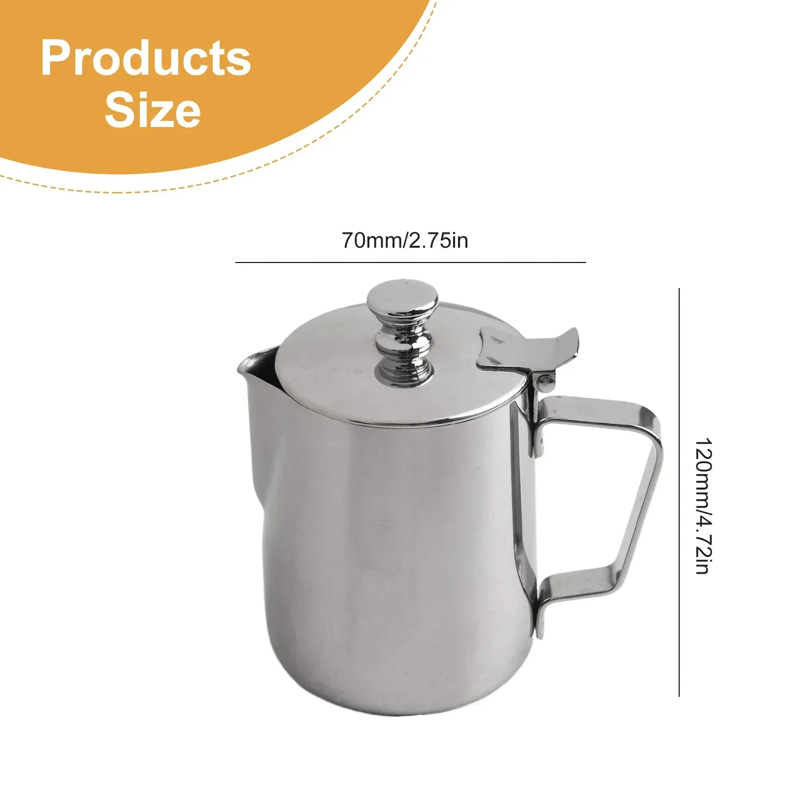 Create Fantastic Milk Coffee Foam Kettle Milk Frothing Coffee Proper Special Lid Design Thick And Comfortable Body
Create Fantastic Milk Coffee Foam Kettle Milk Frothing Coffee Proper Special Lid Design Thick And Comfortable Body