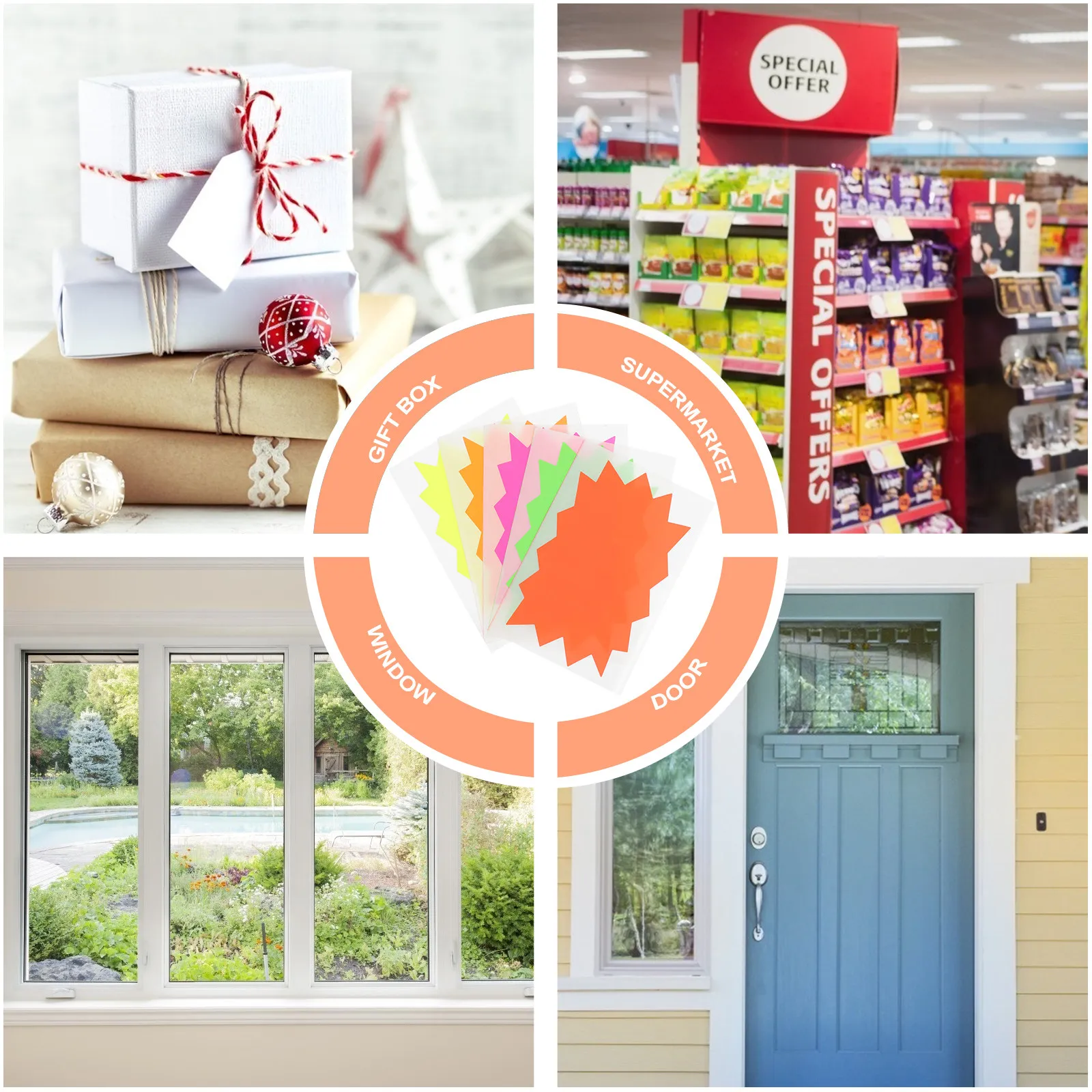 50 Sheets Fluorescent Label Stickers Bright Dazzling Colors Self-Adhesive Decorative Stickers for Gift Boxes Envelopes DIY Craft
50 Sheets Fluorescent Label Stickers Bright Dazzling Colors Self-Adhesive Decorative Stickers for Gift Boxes Envelopes DIY Craft