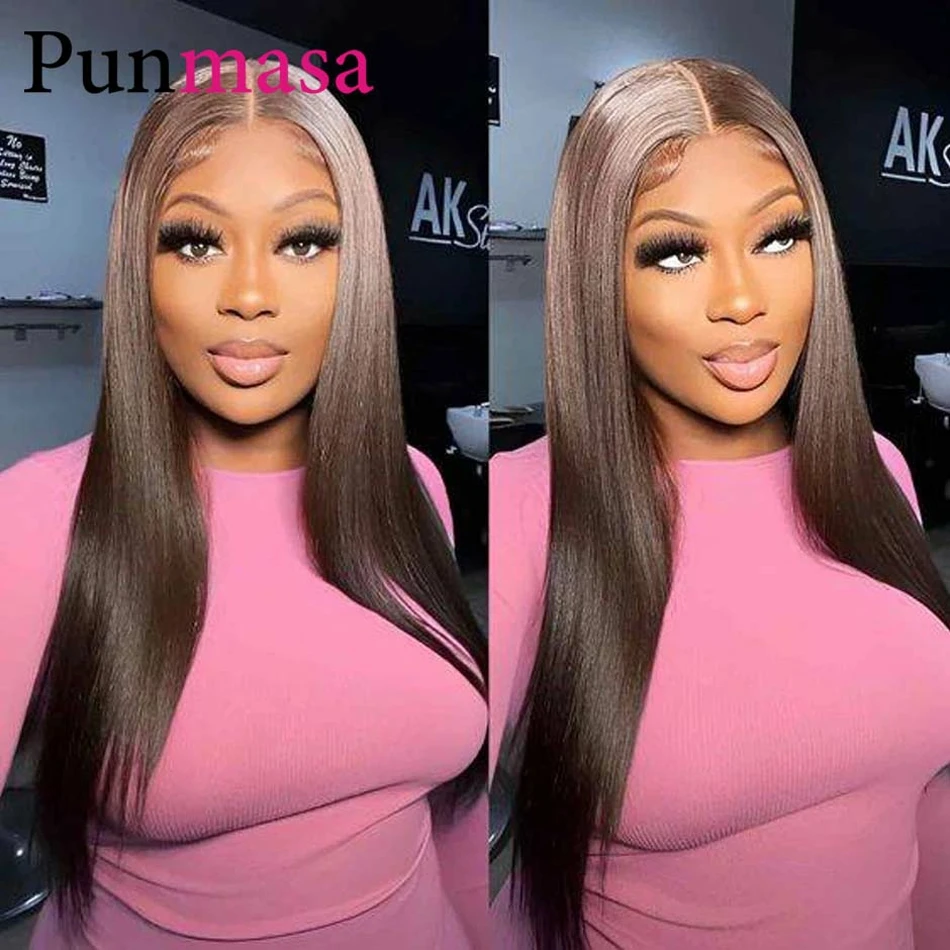 Chocolate Brown Lace Front Wigs Bone Straight Brazilian Colored 36 Inch 13x6 Brown Lace Frontal Wig Human Hair Wigs Pre Plucked
Chocolate Brown Lace Front Wigs Bone Straight Brazilian Colored 36 Inch 13x6 Brown Lace Frontal Wig Human Hair Wigs Pre Plucked