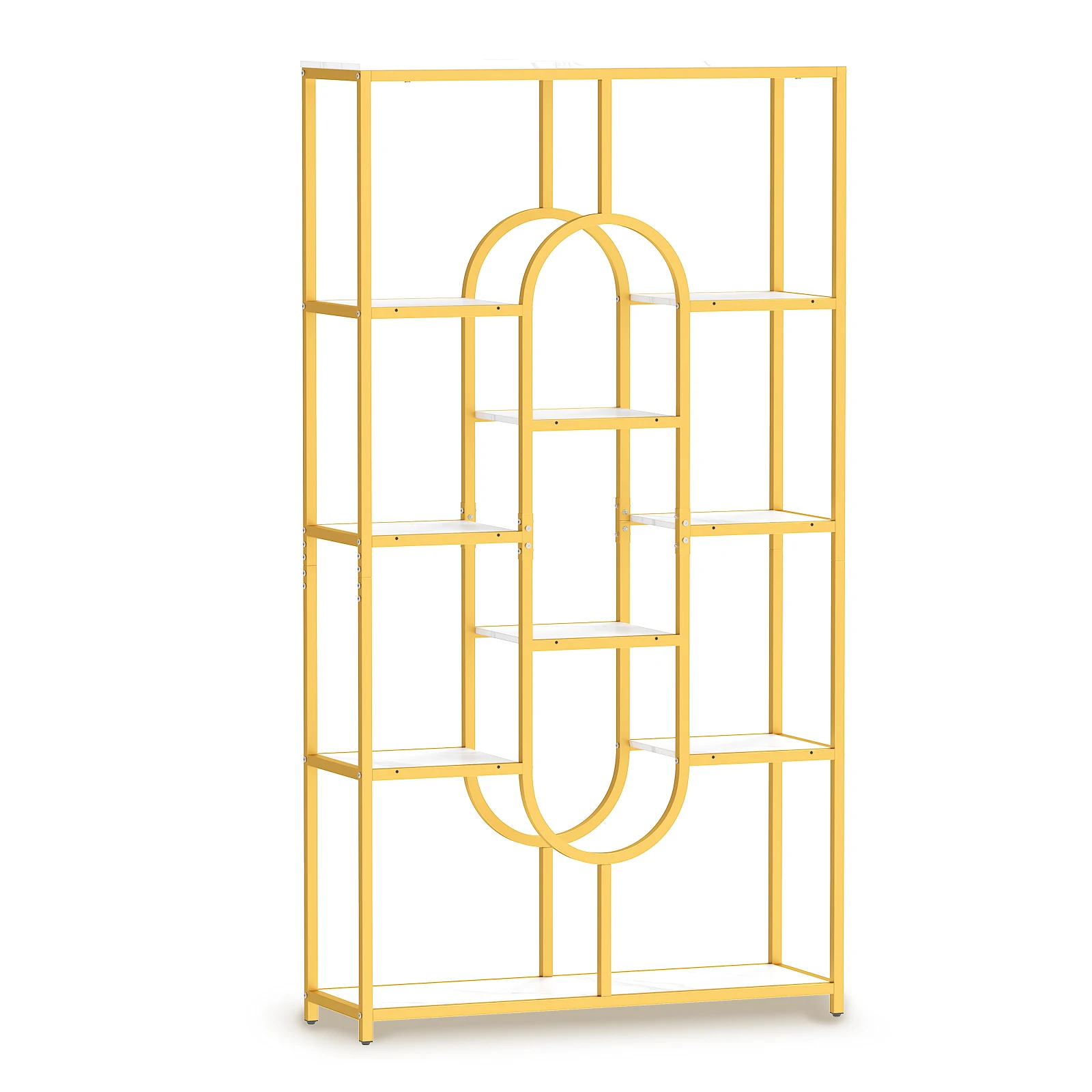 5-Tier Bookshelf 69" Tall Etagere Bookcase w/ Open Storage Shelves Display Shelf
5-Tier Bookshelf 69" Tall Etagere Bookcase w/ Open Storage Shelves Display Shelf