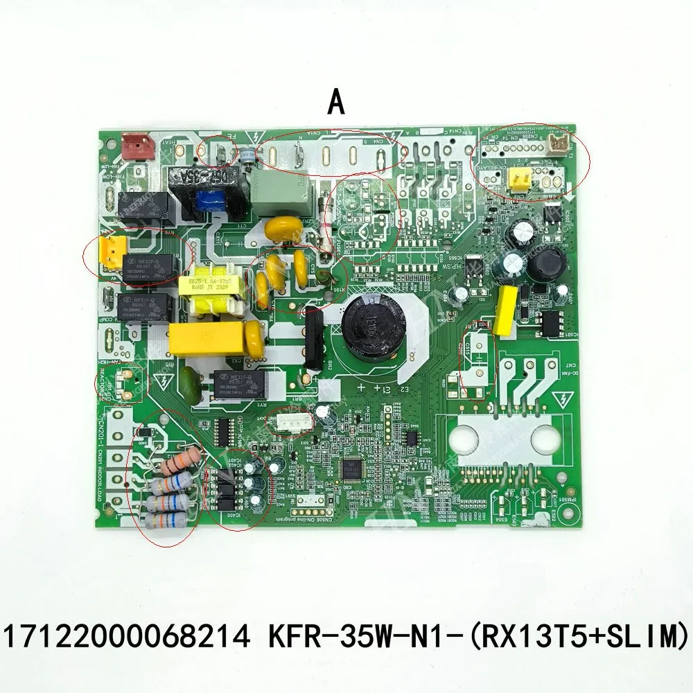New for Midea air conditioning motherboard 17122000068214 KFR-35W-N1-RX13T5+SLM 17122000070728 KSA-KT3F90W/D30T
New for Midea air conditioning motherboard 17122000068214 KFR-35W-N1-RX13T5+SLM 17122000070728 KSA-KT3F90W/D30T