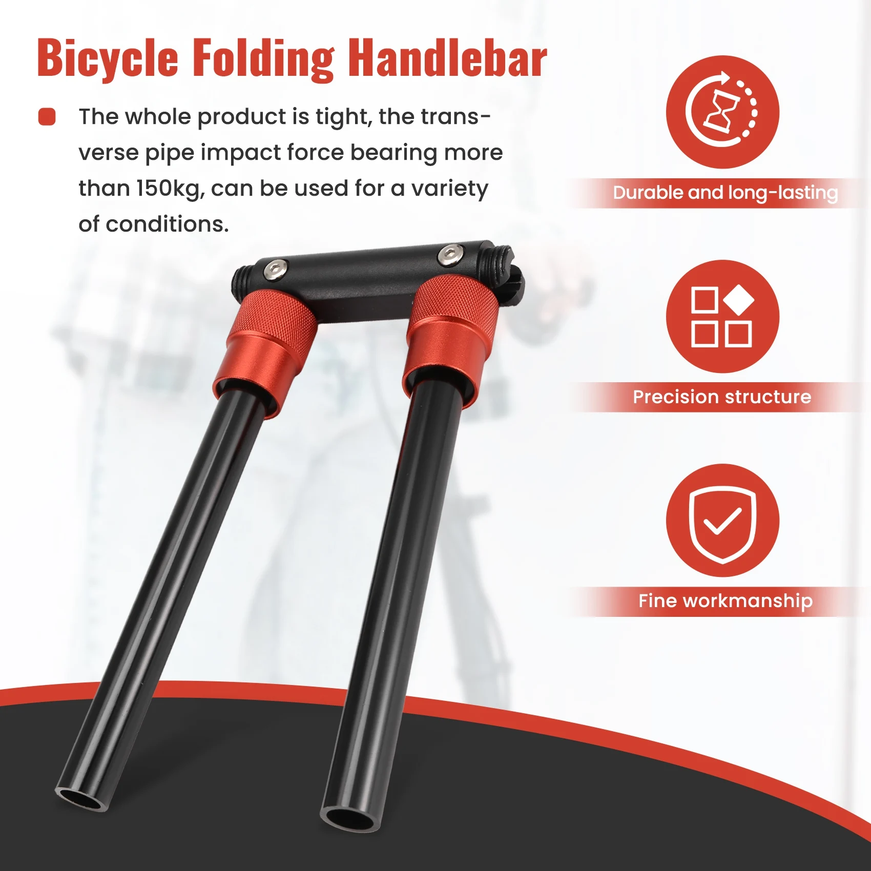 XSXS-Folding Handle Bar 90 Degree Fold Electric Bicycle Handlebar For Kugoo Electric Scooter
XSXS-Folding Handle Bar 90 Degree Fold Electric Bicycle Handlebar For Kugoo Electric Scooter