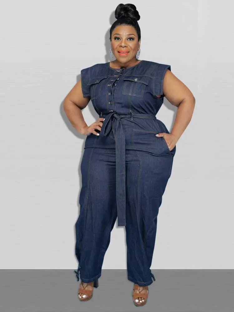 Women Clothes Summer Denim One Piece Overalls Casual Elegant Long Jumpsuits Female Pants Jumpsuit Plus Size Jean Jumpsuit
Women Clothes Summer Denim One Piece Overalls Casual Elegant Long Jumpsuits Female Pants Jumpsuit Plus Size Jean Jumpsuit