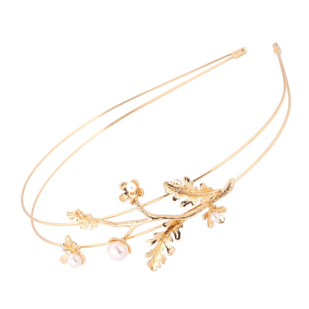 Pearl Headband Lightweight Right Size Double Layered Branch Design Pretty Colors Wedding Christmas Party Accessories Alloy
Pearl Headband Lightweight Right Size Double Layered Branch Design Pretty Colors Wedding Christmas Party Accessories Alloy