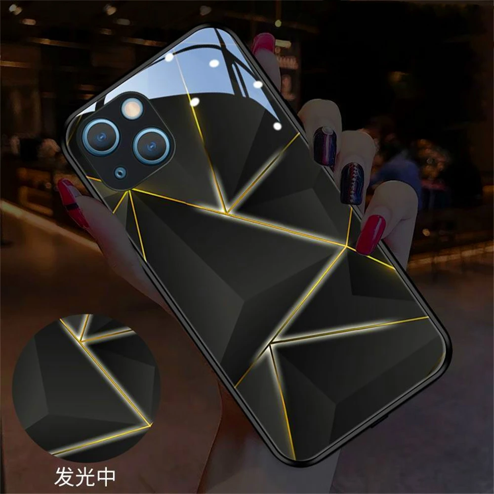 Diamond Grid Led Light Phone Case Call Flash Glitter Cover For iPhone Air 17 16 E 15 14 13 12 11 Pro Max Plus X XS XR SE Mini
Diamond Grid Led Light Phone Case Call Flash Glitter Cover For iPhone Air 17 16 E 15 14 13 12 11 Pro Max Plus X XS XR SE Mini