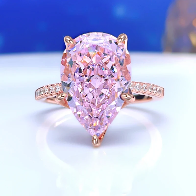 Fashion niche high-end temperament versatile 925 sterling silver foam pink diamond ring high carbon wedding jewelry wholesale
Fashion niche high-end temperament versatile 925 sterling silver foam pink diamond ring high carbon wedding jewelry wholesale