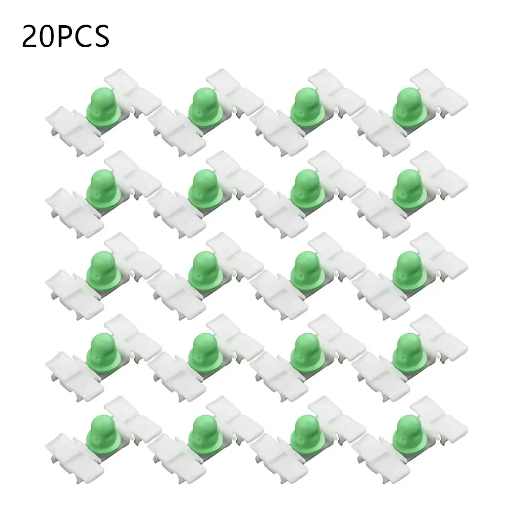 Decorative Strip Door Clips Push Pin Plastic 31*20mm White+Green Exterior Panel Push pin Side Strip Trim Fasteners
Decorative Strip Door Clips Push Pin Plastic 31*20mm White+Green Exterior Panel Push pin Side Strip Trim Fasteners