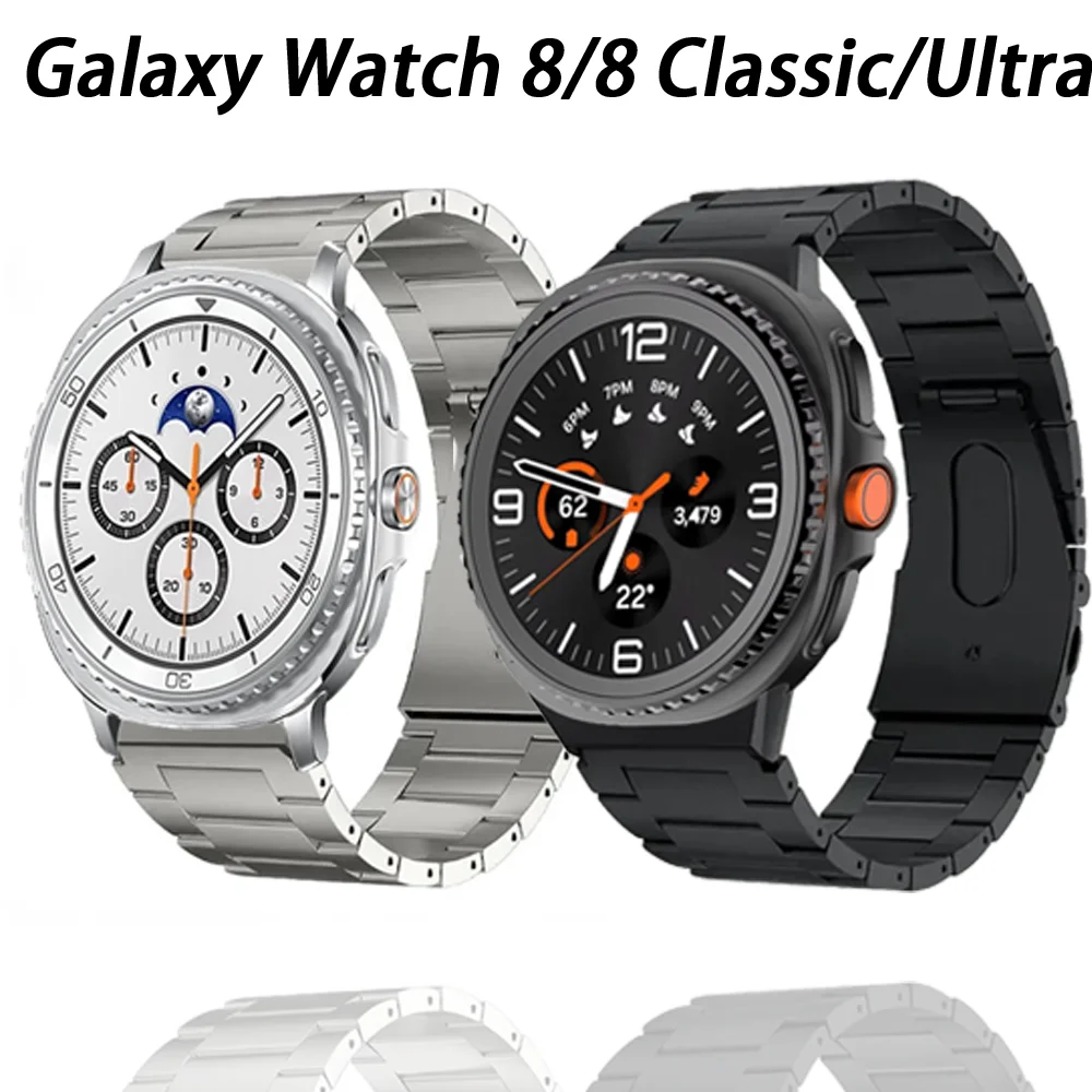 Титановый легкий металлический ремешок для Samsung Galaxy Watch 8 Ultra 47 мм из нержавеющей стали Galaxy Watch 8, 40 мм, 44 мм, классический браслет 46 мм
Титановый легкий металлический ремешок для Samsung Galaxy Watch 8 Ultra 47 мм из нержавеющей стали Galaxy Watch 8, 40 мм, 44 мм, классический браслет 46 мм