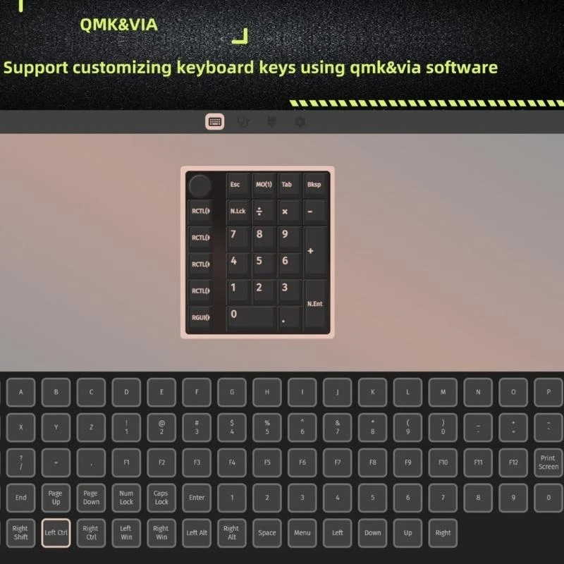 GMK26 Mechanical Number Pad Numpad 3 моды цифровой клавиатурой 26 клейков для программиста
GMK26 Mechanical Number Pad Numpad 3 моды цифровой клавиатурой 26 клейков для программиста