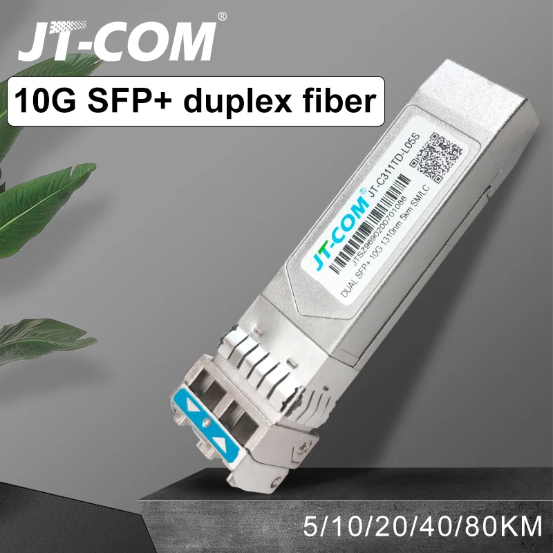 10G Single Mode SFP+ LC 10GBase-LR Fiber Transceiver Module Compatible with Cisco SFP-10G-LR Ubiquiti Mikrotik for 10KM 1310nm
10G Single Mode SFP+ LC 10GBase-LR Fiber Transceiver Module Compatible with Cisco SFP-10G-LR Ubiquiti Mikrotik for 10KM 1310nm