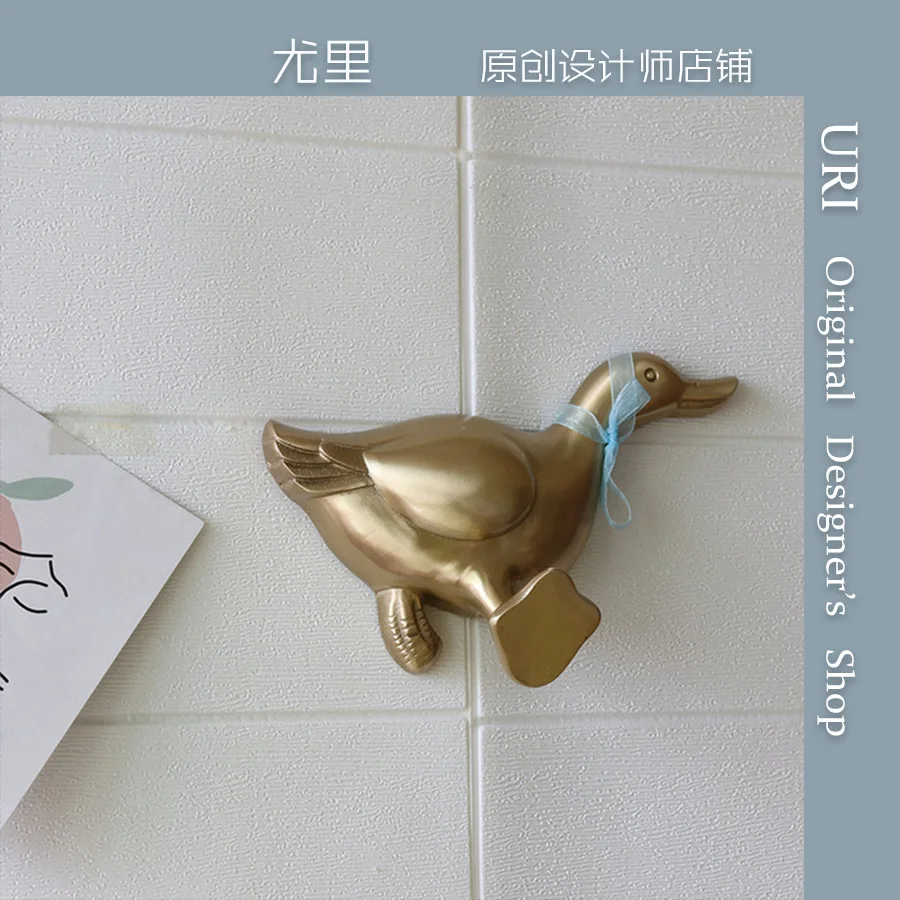 Decorative Hat-and-Coat Hook Vintage Brass Bear Cute Duck Hook Wall-Mounted Decoration
Decorative Hat-and-Coat Hook Vintage Brass Bear Cute Duck Hook Wall-Mounted Decoration