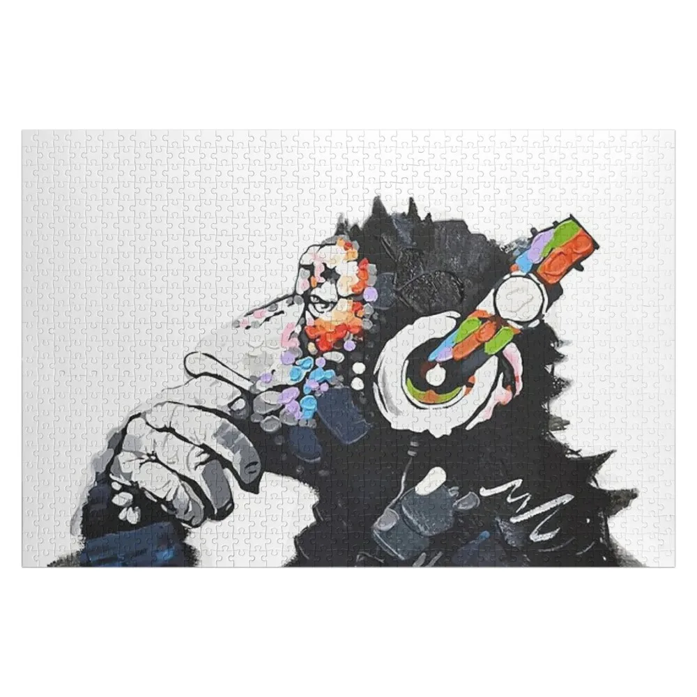 Banksy Funky Monkey DJ headphones graffiti street art Jigsaw Puzzle Customs With Photo Personalised Name Puzzle
Banksy Funky Monkey DJ headphones graffiti street art Jigsaw Puzzle Customs With Photo Personalised Name Puzzle