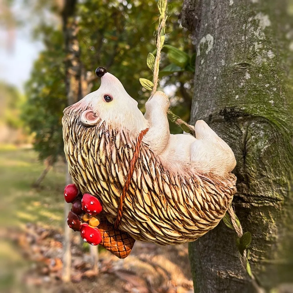 Cute Simulation Hedgehog Pendant Resin Unique Climbing Hedgehog Ornament Handmade Landscape Animals Decoration Home Decoration
Cute Simulation Hedgehog Pendant Resin Unique Climbing Hedgehog Ornament Handmade Landscape Animals Decoration Home Decoration