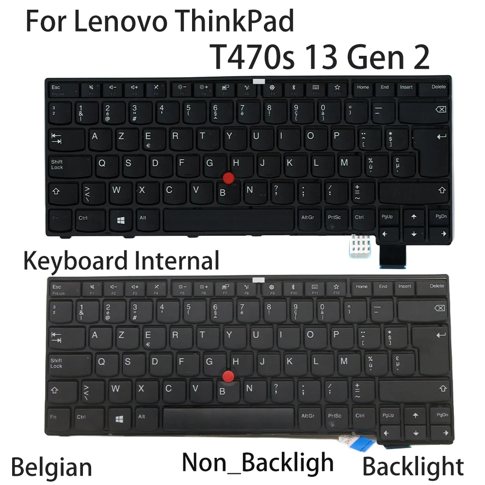 Новая клавиатура для ноутбука Lenovo ThinkPad T470s 13 Gen 2, внутренняя бельгийская подсветка, без подсветки FRU: 01EN606 01EN647
Новая клавиатура для ноутбука Lenovo ThinkPad T470s 13 Gen 2, внутренняя бельгийская подсветка, без подсветки FRU: 01EN606 01EN647