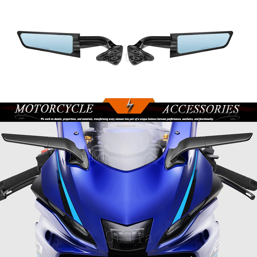 YZF-R7 70TH 2026 New Motorcycle Rearview Mirror Stealth Sport Winglet Mirrors Fit For Yamaha YZF-R7 YZFR7 YZF R7 2026
YZF-R7 70TH 2026 New Motorcycle Rearview Mirror Stealth Sport Winglet Mirrors Fit For Yamaha YZF-R7 YZFR7 YZF R7 2026