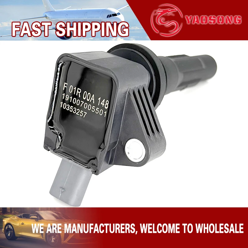 IGNITION COIL FOR MG (SAIC) 3 GT ZS 360 i5 i6 HYBRID RX3 1.5L 1.6L 15S4C 1654C (2016-) WITH IGNITION MODULE F01R00A148 10353257
IGNITION COIL FOR MG (SAIC) 3 GT ZS 360 i5 i6 HYBRID RX3 1.5L 1.6L 15S4C 1654C (2016-) WITH IGNITION MODULE F01R00A148 10353257