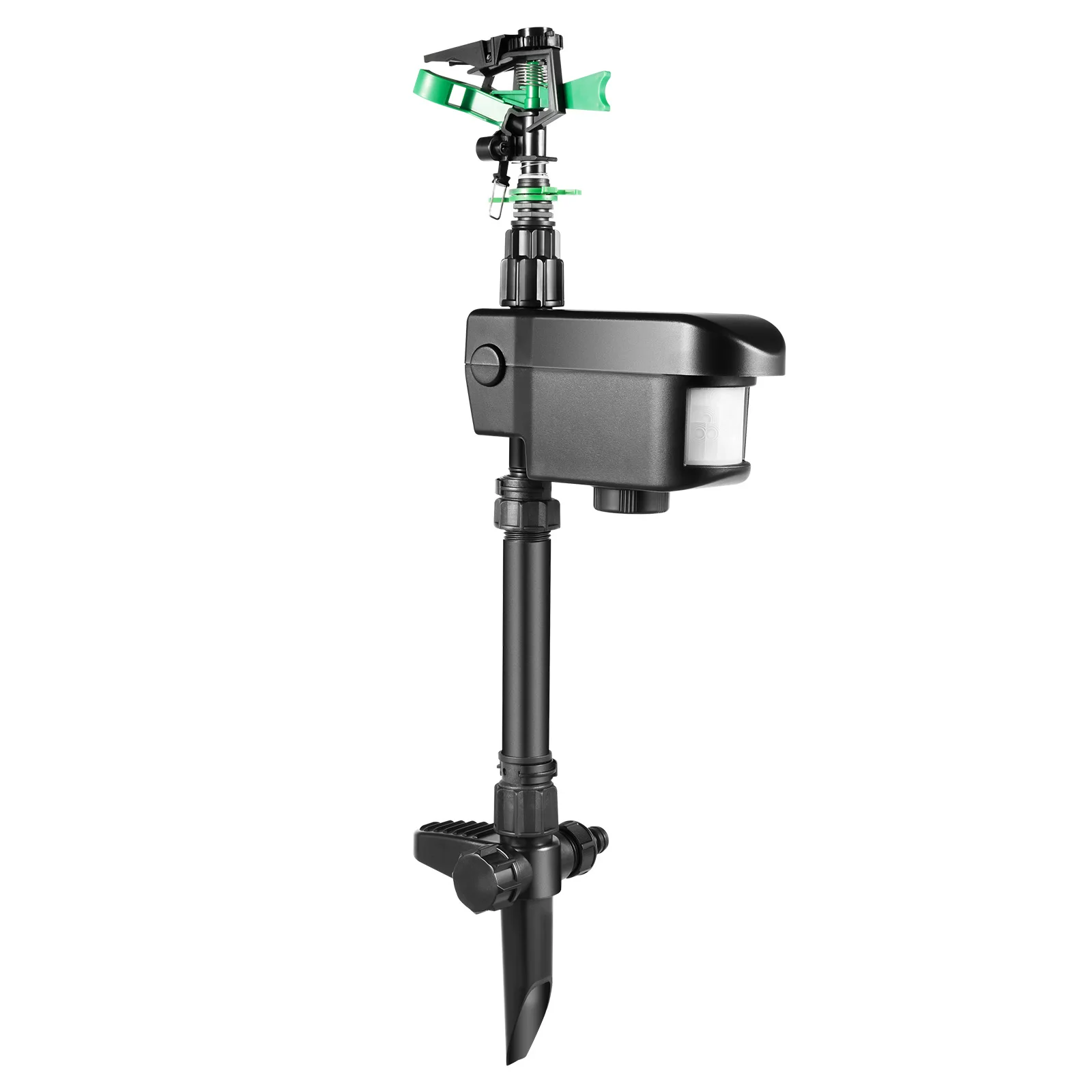 Спринклер с подвижным управлением, отпугиватель животных, распылитель воды, садовый спринклер, датчик, репеллент для животных, солнечная энергия, IPX4
Спринклер с подвижным управлением, отпугиватель животных, распылитель воды, садовый спринклер, датчик, репеллент для животных, солнечная энергия, IPX4