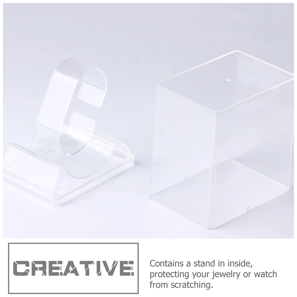 6Pcs Watch Storage Box Transparent Square Anti-Scratch Display Stand Exquisite Portable Jewelry Case for Wristwatch Gift
6Pcs Watch Storage Box Transparent Square Anti-Scratch Display Stand Exquisite Portable Jewelry Case for Wristwatch Gift