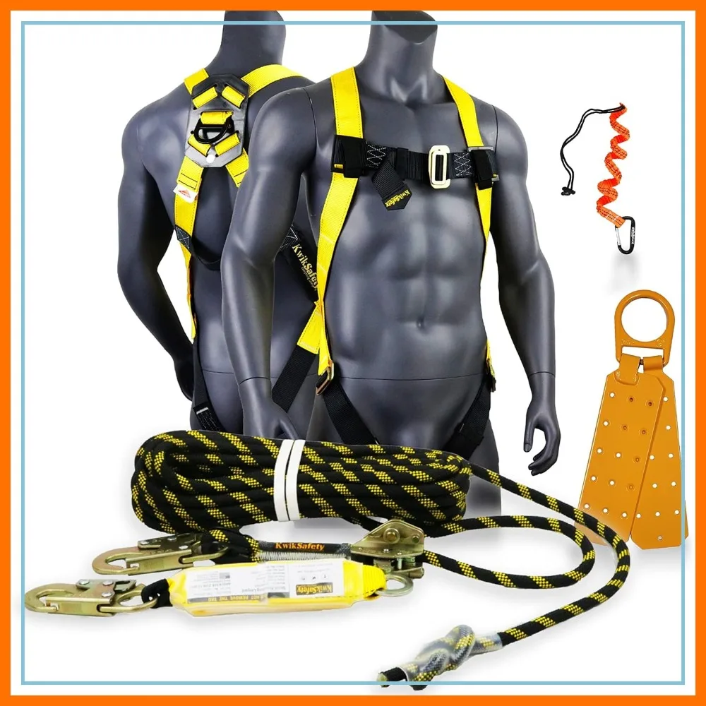 Full Body Single D-Ring Safety Harness, ANSI Tested OSHA, Fall Protection for Construction
Full Body Single D-Ring Safety Harness, ANSI Tested OSHA, Fall Protection for Construction