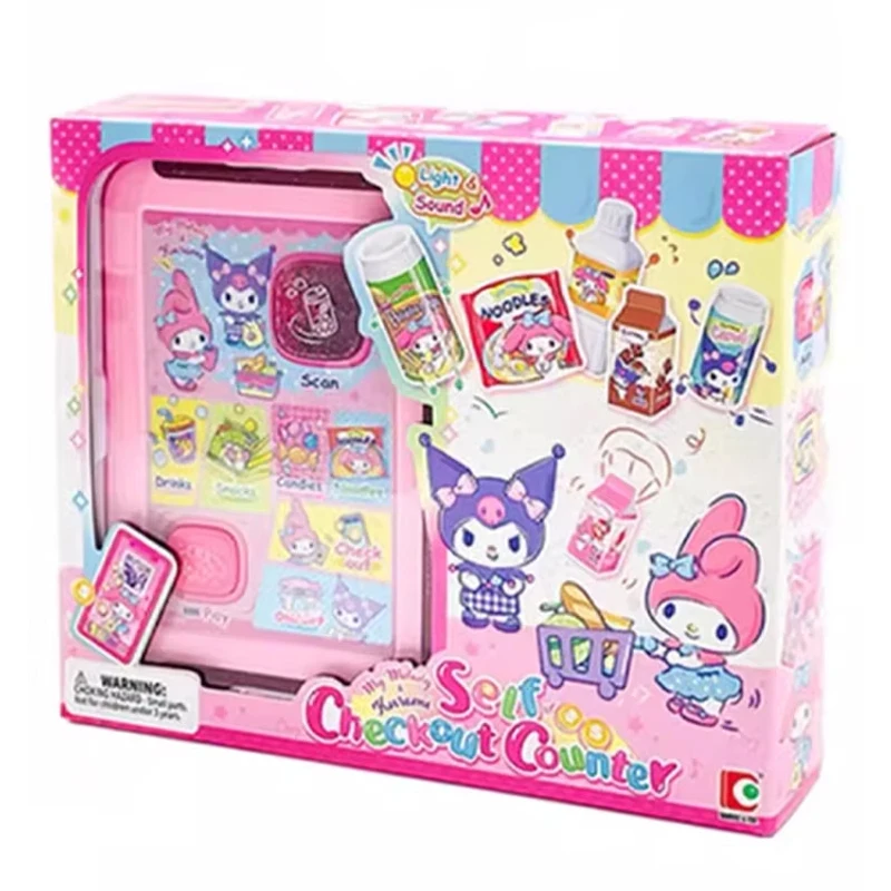 Серия Sanrio, игрушки Meileti и Kuromi, кассовые аппараты самообслуживания со звуком, реквизит для косплея, аниме-куклы, детские подарки на день рождения
Серия Sanrio, игрушки Meileti и Kuromi, кассовые аппараты самообслуживания со звуком, реквизит для косплея, аниме-куклы, детские подарки на день рождения