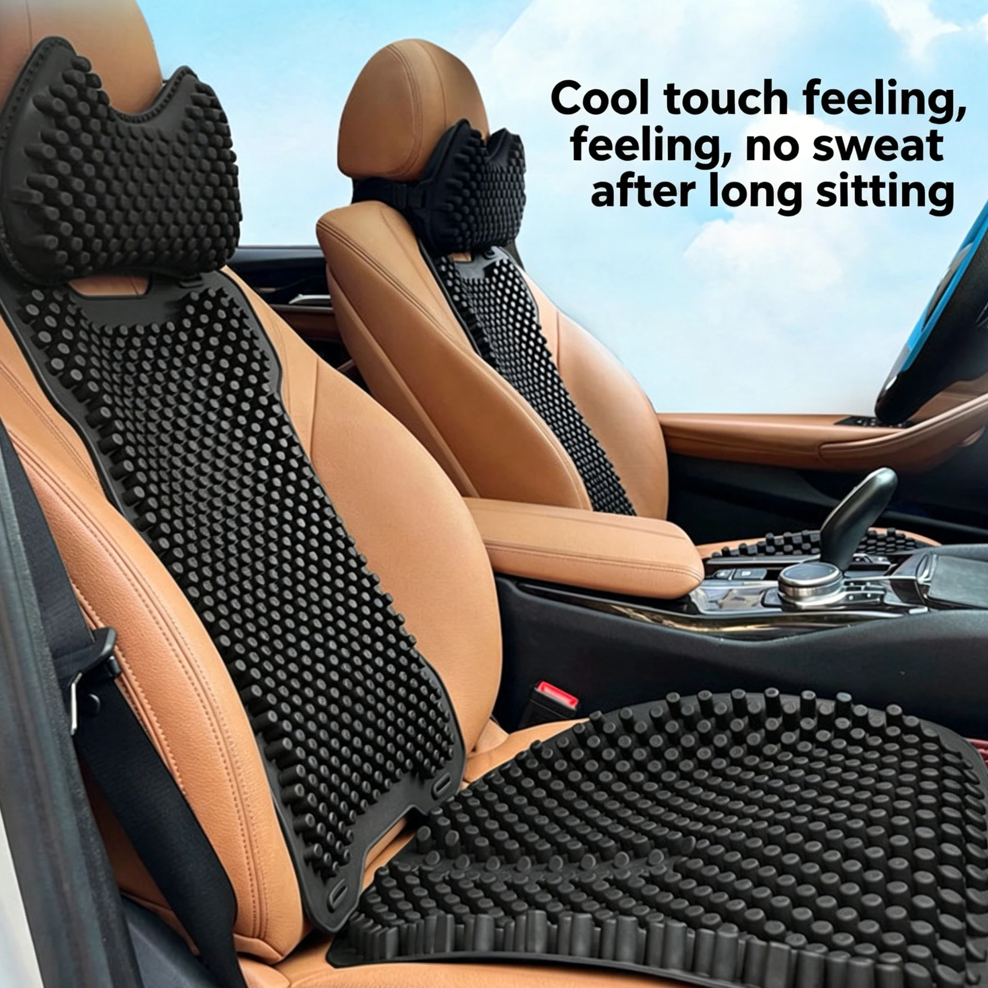 Gel Seat Cushion for Long Sitting with Non-Slip Cover Summer seat Cushion Breathable Honeycomb Design Absorbs Pressure Points
Gel Seat Cushion for Long Sitting with Non-Slip Cover Summer seat Cushion Breathable Honeycomb Design Absorbs Pressure Points