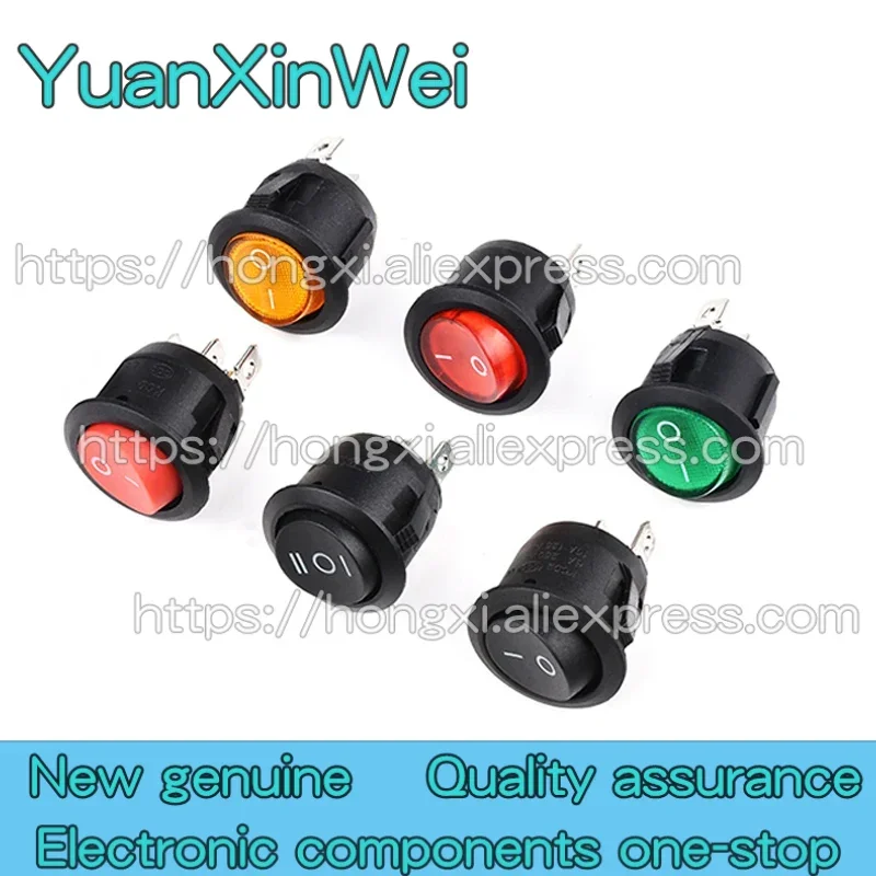10PCS KCD1-105 Perforated 20MM ship type switch 2 pin 3 pin 3 gear 2 gear power switch Round ship type switch with light
10PCS KCD1-105 Perforated 20MM ship type switch 2 pin 3 pin 3 gear 2 gear power switch Round ship type switch with light