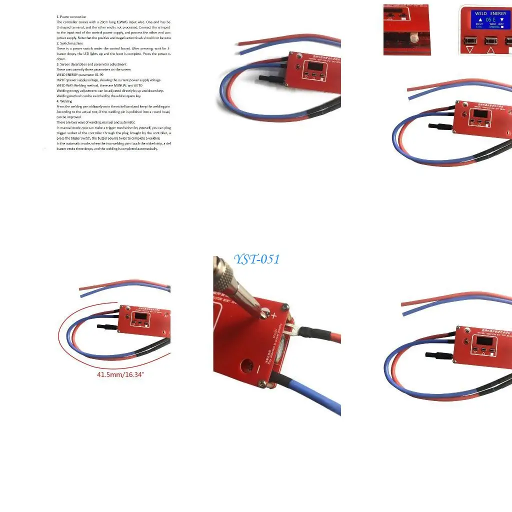 E15A DIY Portable Spot Welder Machine Welding Power Supply Spot Welders Pen Equipment
E15A DIY Portable Spot Welder Machine Welding Power Supply Spot Welders Pen Equipment