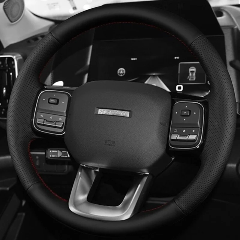For Haval Big Dog Hand-sewn Leather Steering Wheel Cover Auto Interior Accessories Custom Car Steering Wheel Braid Cover
For Haval Big Dog Hand-sewn Leather Steering Wheel Cover Auto Interior Accessories Custom Car Steering Wheel Braid Cover