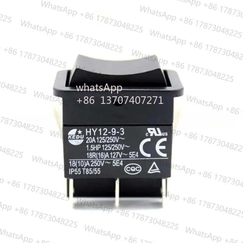 1pcs KEDU HY12-9-3 6 Pins Push Button On Off On Rocker Switch Pushbutton Switches for Electric Power Tools 125/250V 18/20A
1pcs KEDU HY12-9-3 6 Pins Push Button On Off On Rocker Switch Pushbutton Switches for Electric Power Tools 125/250V 18/20A