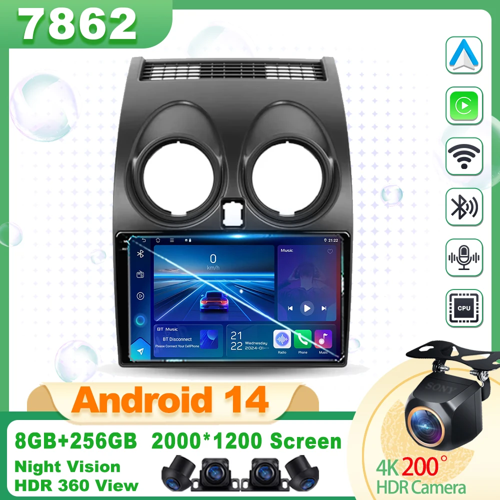 Car Android Android 13 For Nissan Qashqai 1 J10 2006 - 2013 Car Multimedia Player Stereo Head Unit GPS Navigation No 2din DVD
Car Android Android 13 For Nissan Qashqai 1 J10 2006 - 2013 Car Multimedia Player Stereo Head Unit GPS Navigation No 2din DVD