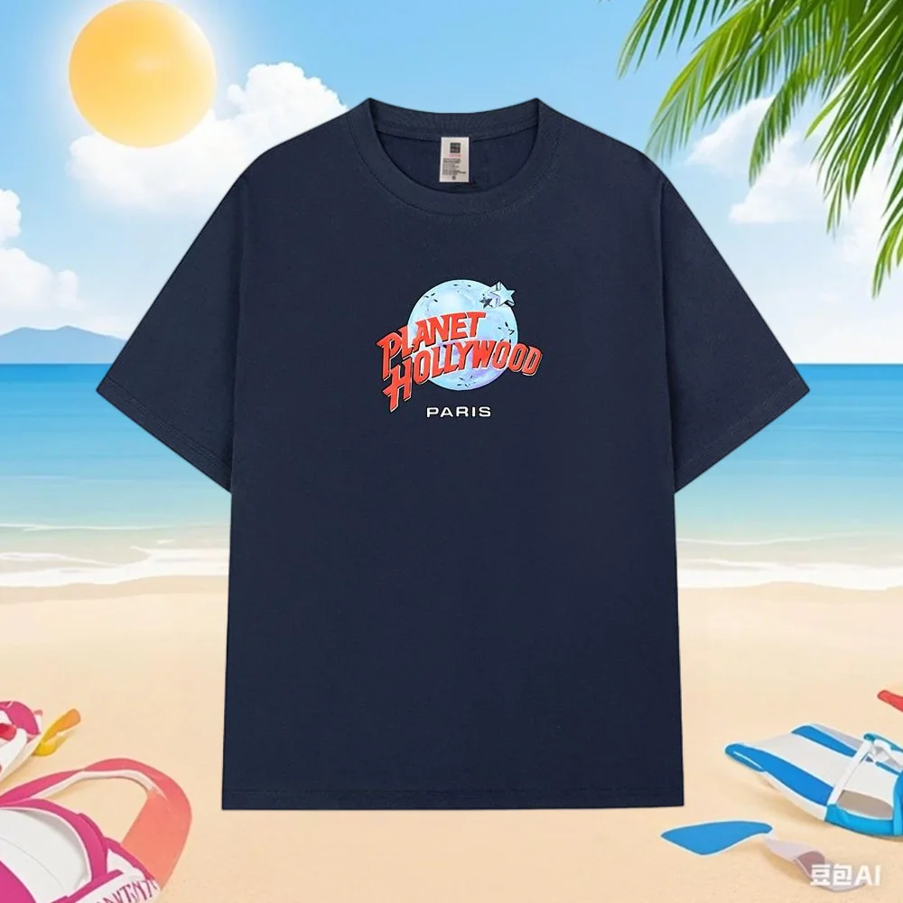 New Summer Luxury Trendy T-shirt Style Casual Fashionable Loose Pure Cotton Round-neck Short-sleeved Tops for Both Men and Women
New Summer Luxury Trendy T-shirt Style Casual Fashionable Loose Pure Cotton Round-neck Short-sleeved Tops for Both Men and Women