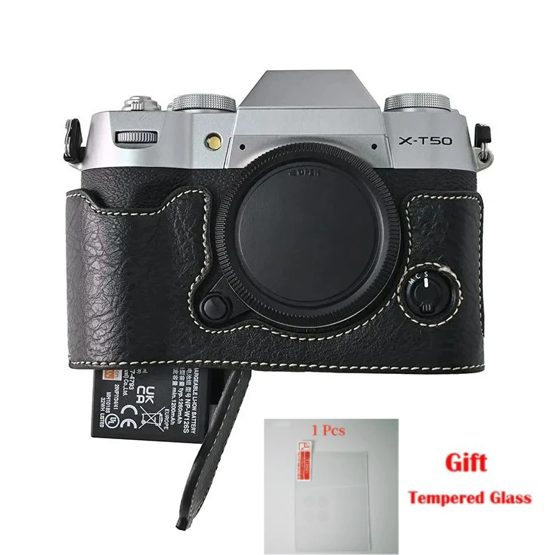 Camera Case Bag For Fujifilm XT50 PU Leather Fujifilm XT50 Half Body Cover + free tempered film
Camera Case Bag For Fujifilm XT50 PU Leather Fujifilm XT50 Half Body Cover + free tempered film