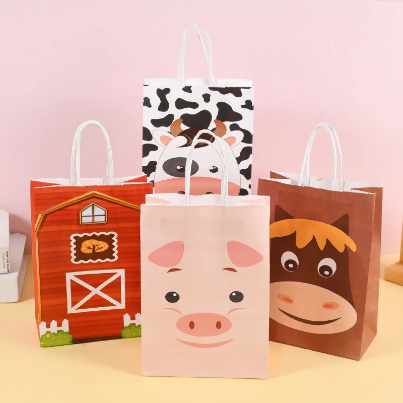 5pcs Cartoon Animal Kraft Paper Biscuit Handbag Candy Goodies Gift Packing Box Animal Theme Birthday Party Baby Shower Supplies
5pcs Cartoon Animal Kraft Paper Biscuit Handbag Candy Goodies Gift Packing Box Animal Theme Birthday Party Baby Shower Supplies