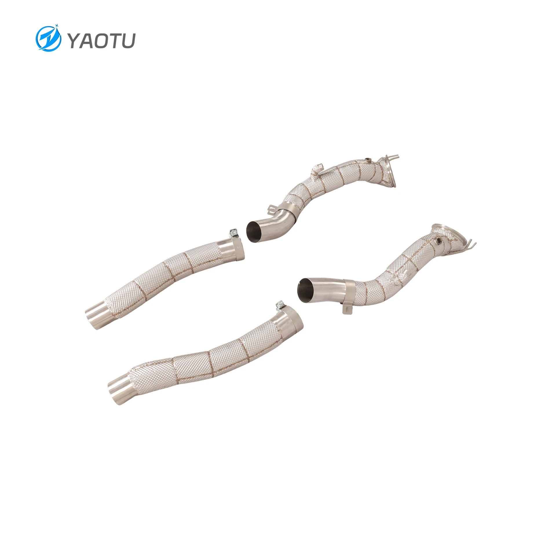YT Hot Sale Stainless Steel Straight Through Exhaust Downpipes with Heat Insulation & OPF Suitable for Ferrari 812
YT Hot Sale Stainless Steel Straight Through Exhaust Downpipes with Heat Insulation & OPF Suitable for Ferrari 812
