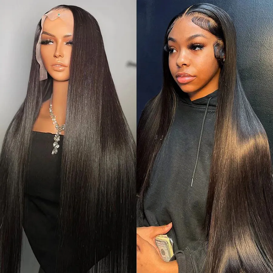360 13x4 Transparent Lace Frontal Wig 4x4 Lace Closure Wig Straight 13x6 Lace Front Human Hair Wigs For Black Women 32 34Inch
360 13x4 Transparent Lace Frontal Wig 4x4 Lace Closure Wig Straight 13x6 Lace Front Human Hair Wigs For Black Women 32 34Inch