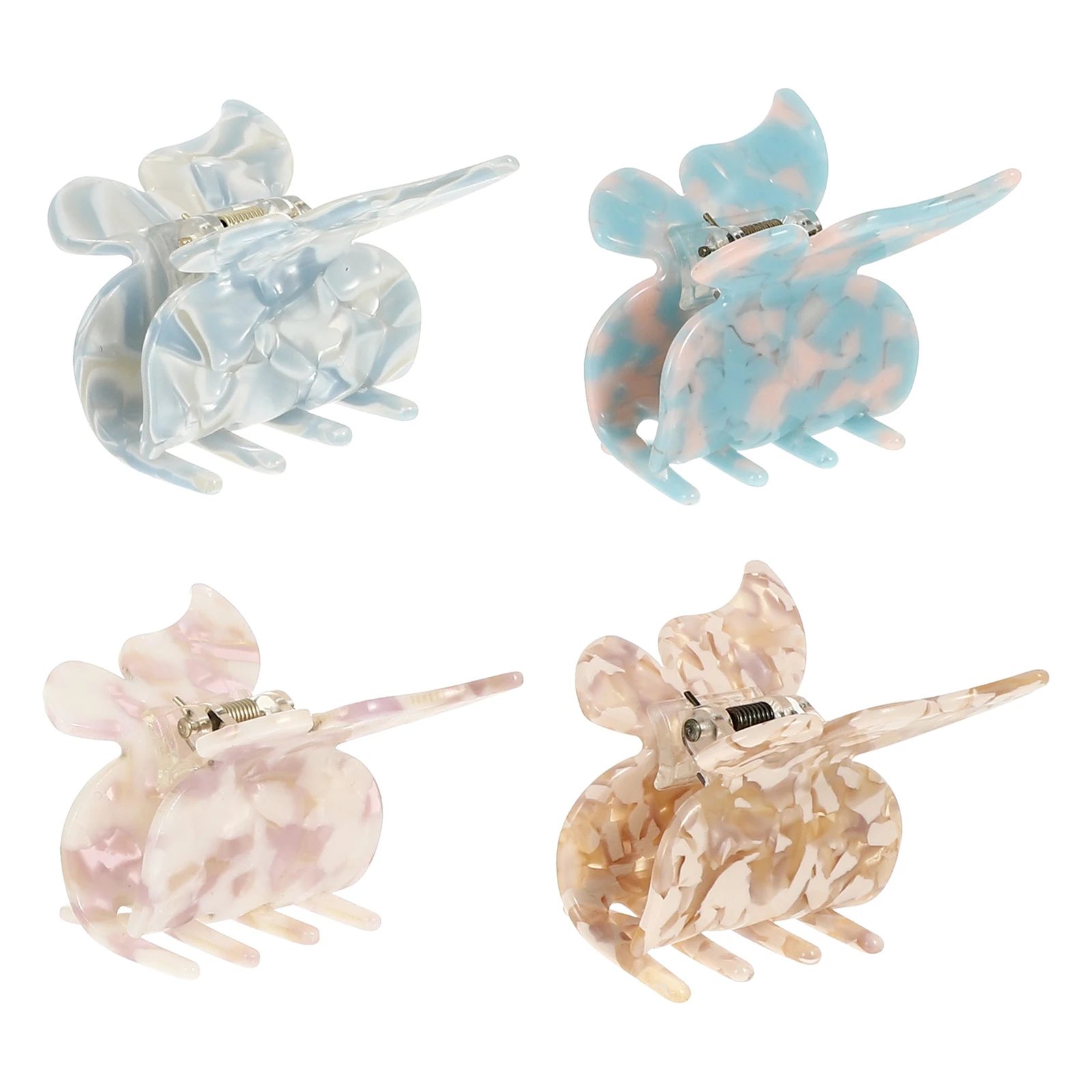 4 Pcs Claw Clips Acetate Sheet Dense Jaw Butterflies Hair Jaw Clips Women Styling Tool Durable Easy Wear Gifts
4 Pcs Claw Clips Acetate Sheet Dense Jaw Butterflies Hair Jaw Clips Women Styling Tool Durable Easy Wear Gifts