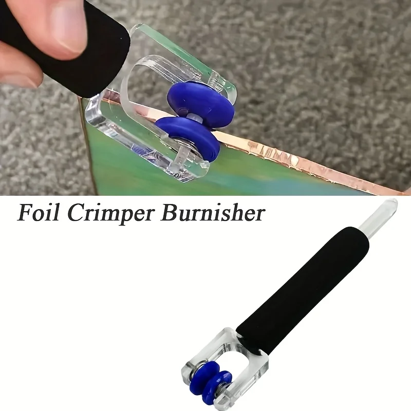 1pc Foil Crimper Burnisher Portable Glass Foil Aluminum Foil Crimper Tools Multifunctional Adjustable Hand Tool Accessories
1pc Foil Crimper Burnisher Portable Glass Foil Aluminum Foil Crimper Tools Multifunctional Adjustable Hand Tool Accessories