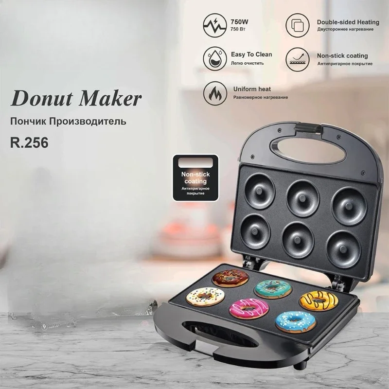 110V-220V Household Donut Machine, Multi-function Cake Round Cake Machine, Light Food Mini Breakfast Machine Kitchen Appliances
110V-220V Household Donut Machine, Multi-function Cake Round Cake Machine, Light Food Mini Breakfast Machine Kitchen Appliances