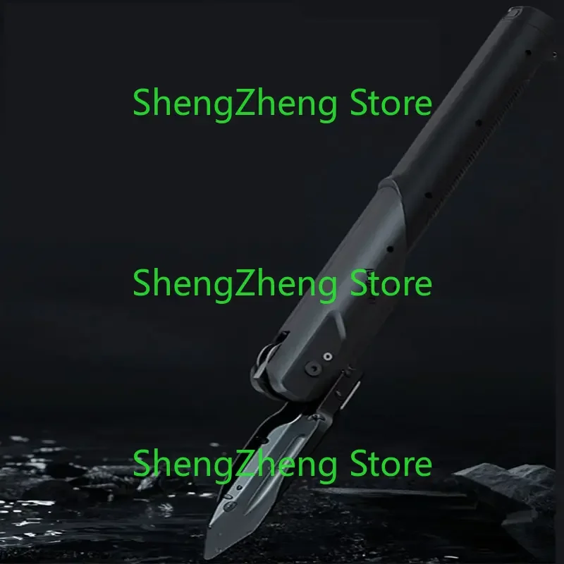 Aluminum Alloy Tube folding Shovel Camping Knife Built-in Knife Saw Rotatable Nylon Hand Rope For Outdoor Garden Camping
Aluminum Alloy Tube folding Shovel Camping Knife Built-in Knife Saw Rotatable Nylon Hand Rope For Outdoor Garden Camping
