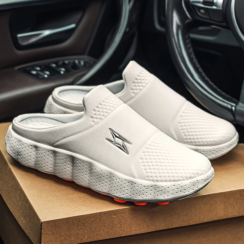 Men Large Size Closed Toe Platform Slides On Casual Sandals Shock Absorbing Slip Grippy Sole Daily Outdoor Versatile Comfort
Men Large Size Closed Toe Platform Slides On Casual Sandals Shock Absorbing Slip Grippy Sole Daily Outdoor Versatile Comfort