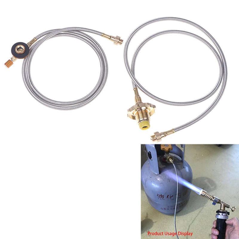 1 Meter LPG Extension Hose for Flat Gas Tank Liquefied Gas Inflation Connection Pipe
1 Meter LPG Extension Hose for Flat Gas Tank Liquefied Gas Inflation Connection Pipe