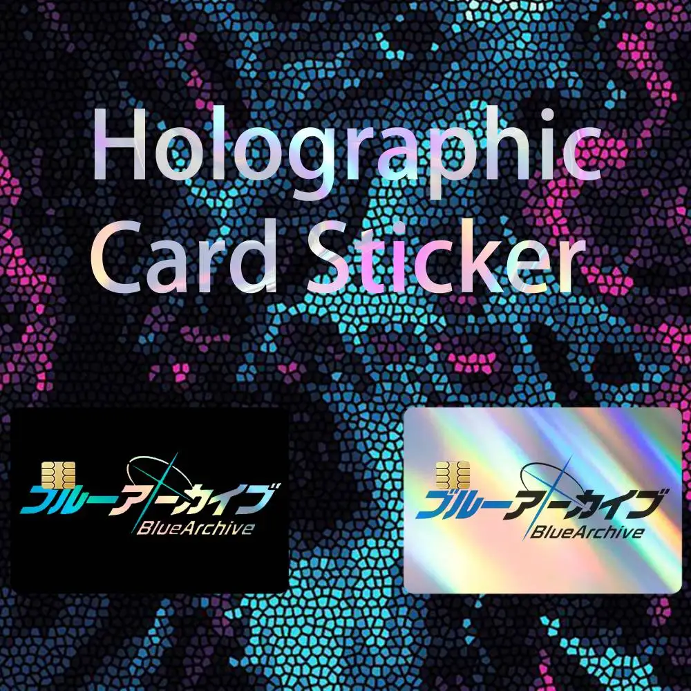 Blue Archive Logo Laser Holographic No Fade Credit Bank Debit Card Skin Sticker Film
Blue Archive Logo Laser Holographic No Fade Credit Bank Debit Card Skin Sticker Film